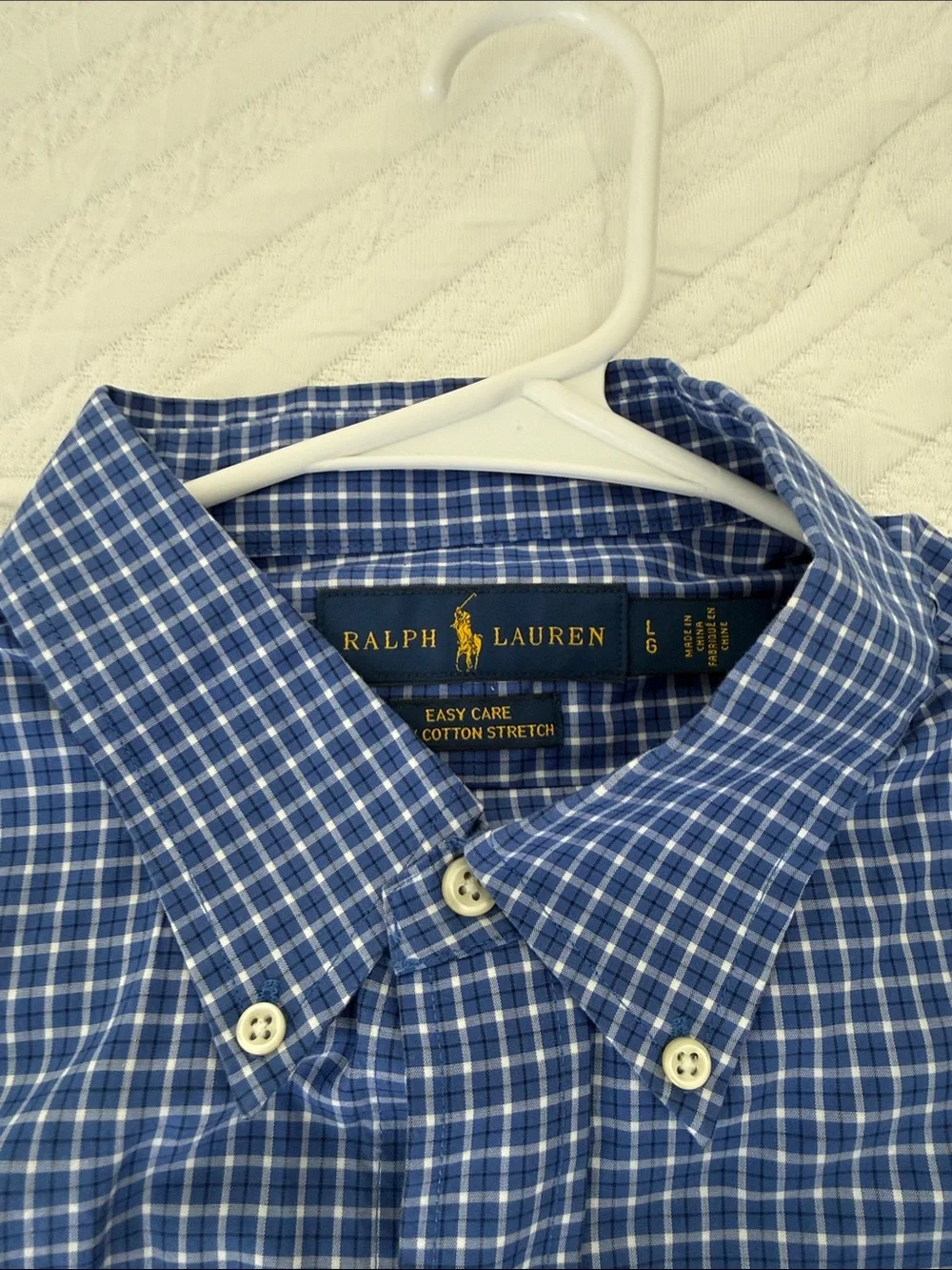 Polo by Ralph Lauren Blue Check Button-Down Shirt